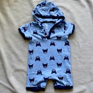 18 month rompers Carter’s Frenchie snap bottom